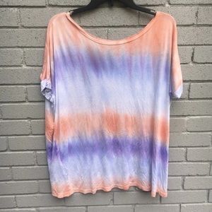 Piko tye dye top medium